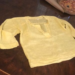 Eileen fisher 100% linen top